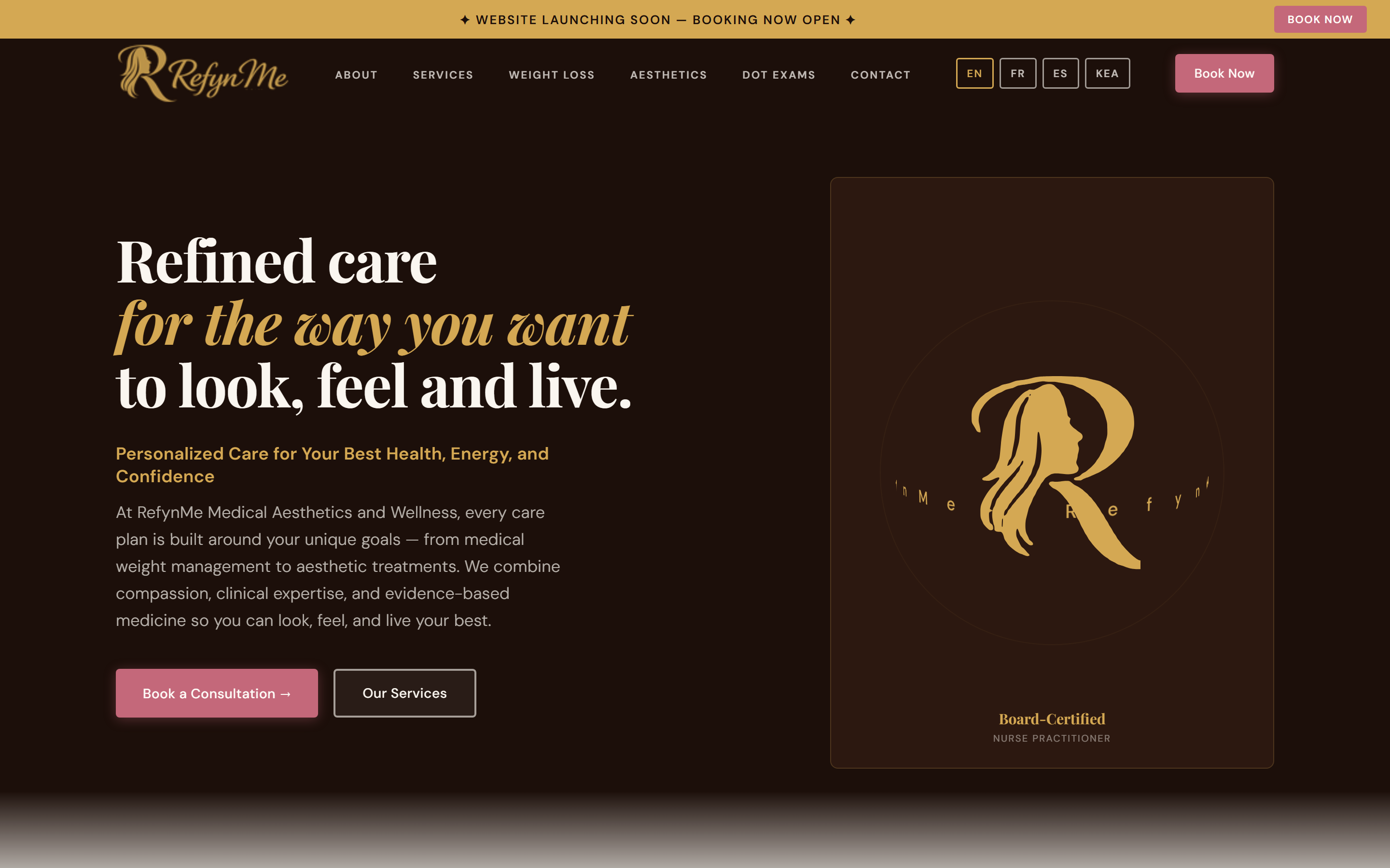 RefynMe website